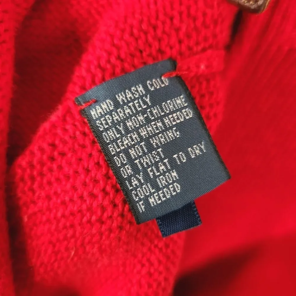 Polo by Ralph Lauren Mens Long Sleeve 1/4 Zip Mock Neck Pullover Size XXL